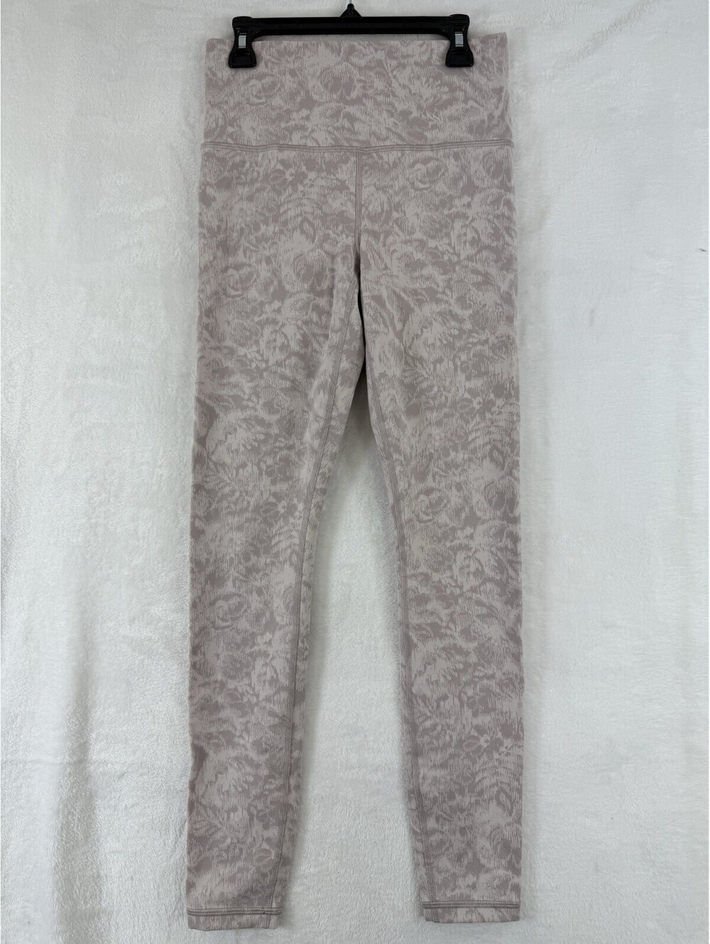 Athleta Elation Textured Tight Small Pink Floral Womens Workout Stretch - Picture 2 of 6